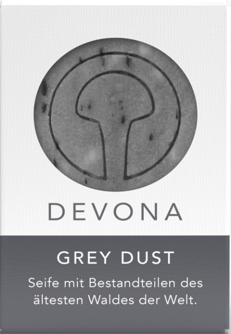 DEVONA Grey Dust Seife DEVONA Grey Dust - handgeschöpfte Seife mit Bestandteilen des ältesten Waldes der Welt